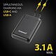 Intenso - Batterie externe XS10000 - 10000 mAh - Noire pas cher