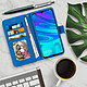 Avis Avizar Etui folio Bleu Éco-cuir pour Huawei P Smart 2019 , Honor 10 Lite