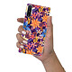 LaCoqueFrançaise Coque Samsung Galaxy Note 10 360 intégrale transparente Motif Fleurs violettes et oranges Tendance pas cher