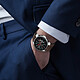 Avis Avizar Bracelet Samsung Galaxy Watch 46 mm cuir véritable lisse - marron