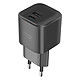 Swissten Chargeur Secteur USB C Power Delivery 35W USB Quick Charge 4.0 27W Noir - Chargeur mural noir de la marque Swissten, adoptant un design ultra-compact facilement à emporter partout où vous allez