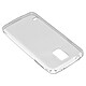 Avizar Coque Arrière + Film Verre Trempé Transparent Samsung Galaxy S5 /S5 New Coque souple transparente qui laisse visible votre mobile