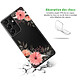 Avis Evetane Coque Samsung Galaxy S21 Ultra 5G silicone transparente Motif Fleurs roses ultra resistant