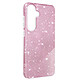 Avizar Coque pour Samsung Galaxy S24 Paillette Silicone Semi rigide Fine Rose Coque à paillette Rose de la collection Glitter Case, conçue pour habiller votre Samsung Galaxy S24 de manière glamour