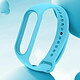 Avizar Bracelet pour Xiaomi Mi Band 5 / 6 / 7 Silicone Soft Touch Waterproof Bleu Clair pas cher