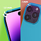 Moxie Coque pour iPhone 14 Pro Max Hybride Semi-rigide Fine Légère Intérieur Doux  bleu clair pas cher