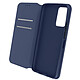 Avizar Étui pour Samsung Galaxy A03S Clapet Portefeuille Fonction Support Vidéo Bleu Nuit Etui folio Bleu en Eco-cuir, Galaxy A03s