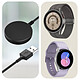 Avizar Chargeur Sans Fil pour Galaxy Watch 5 et 5 Pro Type USB Noir pas cher
