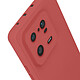 Avis Avizar Coque pour Xiaomi 13 Pro Silicone Intérieur Microfibre Finition Mate  rouge