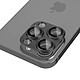 Avizar Film Caméra pour iPhone 14 Pro et 14 Pro Max Verre Trempé + Alliage d'Aluminium  Noir pas cher