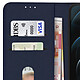 Avizar Étui Apple iPhone 12 Pro Max Protection avec Porte-carte Fonction Support bleu pas cher