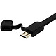 Acheter Moxie Mini-câble USB Reversible 10cm Tablette/Smartphone  Charge + Synchro Noir