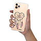 Evetane Coque iPhone 11 Pro Max silicone transparente Motif Attrape coeur ultra resistant pas cher