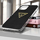 Acheter Guess Coque pour iPhone 12 / 12 Pro Effet Métallique Rigide Metallic Series  Noir