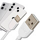 Avis LinQ Câble USB vers USB C Charge 3A Synchronisation données 1m Blanc