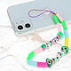 Avizar Bijou de Téléphone Collection Lovely Multicolore Bracelet 25cm pas cher