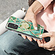 Acheter Avizar Coque Samsung Galaxy A72 Motif géométrique Cordon Amovible turquoise
