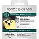 Force Glass Protecteur de caméra pour iPhone 15/15 Plus/14/14 Plus Original Ultra-résistant Dorée pas cher
