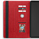 Avis Avizar Étui pour Samsung Galaxy Tab A9 Plus Portefeuille Multi-compartiment Support Vidéo  Rouge