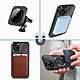 Avis Avizar Coque MagSafe pour iPhone 15 Silicone Protection Caméra  Contour Chromé Noir
