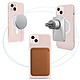 Acheter Avizar Coque MagSafe iPhone 13 Mini Antichoc avec Cercle magnétique Transparent