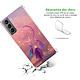 Avis Evetane Coque Samsung Galaxy S21 5G anti-choc souple angles renforcés transparente Motif Attrape rêve rose
