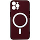 Avizar Coque MagSafe pour iPhone 12 Pro Soft Touch Finition Mate Bords Surélevés  Bordeaux - Coque MagSafe conçue spécialement pour votre Apple iPhone 12 Pro