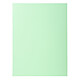 EXACOMPTA Paquet 100 chemises SUPER 160 - 24x32cm - Vert clair Chemise/Sous-dossier
