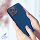 Acheter Avizar Coque pour iPhone 14 Pro Silicone Semi-rigide Finition Soft-touch Fine  bleu