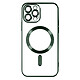 Avizar Coque MagSafe pour iPhone 13 Pro Max Silicone Protection Caméra  Contour Chromé Vert Coque MagSafe conçue spécifiquement pour votre Apple iPhone 13 Pro Max