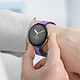 Acheter Avizar Bracelet pour Google Pixel Watch Nylon Tissé violet et bleu Ajustable par Scratch