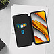Avis Avizar Housse Xiaomi Poco F3 / Xiaomi Mi 11i Porte-carte Dragonne Effet Carbone noir