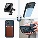 Acheter Avizar Coque MagSafe pour iPhone 12 Pro Silicone Protection Caméra  Contour Chromé Noir
