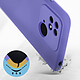 Avis Avizar Coque pour Xiaomi Redmi 10C Silicone Semi-rigide Finition Soft-touch Fine  violet