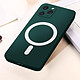 Avis Avizar Coque MagSafe pour iPhone 11 Pro Soft Touch Finition Mate Bords Surélevés  vert foncé