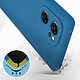 Avis Avizar Coque pour Oppo Find X5 Lite Silicone Semi-rigide Finition Soft-touch Fine  Bleu