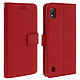 Avizar Housse Samsung Galaxy A10 Etui Folio Soft Touch Support Vidéo rouge Housse folio spécialement conçue pour Samsung Galaxy A10
