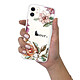 Acheter LaCoqueFrançaise Coque iPhone 11 silicone transparente Motif Amour en fleurs ultra resistant