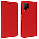 Avizar Étui Huawei P40 Lite Housse Porte-carte Support Vidéo Cuir Véritable rouge Housse de protection spécialement conçue pour Huawei P40 Lite.