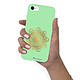 LaCoqueFrançaise Coque iPhone 7/8/ iPhone SE 2020 Silicone Liquide Douce vert pâle Mandala Or pas cher