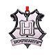 Harry Potter - Décoration sapin Hogwarts Crest (Silver) 6 cm pas cher
