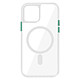 Avizar Coque pour iPhone 12 Mini Magsafe Antichoc Cercle magnétique Vert Coque Magsafe Vert en Polycarbonate, iPhone 12 Mini