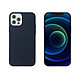 Avis Myway Coque pour iPhone 12 / 12 Pro COLORED Souple en TPU Bleu nuit