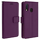 Avizar Housse Samsung Galaxy A20e Etui Folio Soft Touch Support Vidéo violet Housse folio spécialement conçue pour Samsung Galaxy A20e