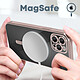 Avis Avizar Coque MagSafe pour iPhone 12 Pro Silicone Protection Caméra  Contour Chromé Rose Gold