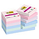 POST-IT Bloc-note adhésif Super Sticky Notes, 47,6 x 47,6 mm Notes repositionnable