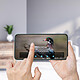 Avizar Film Écran Samsung Galaxy S22 Plus Latex Résistant Adhésion Totale Transparent pas cher
