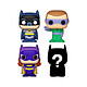 DC Comics - Pack 4 figurines Bitty POP! Batman Adam West 2,5 cm Pack de 4 figurines DC Comics Bitty POP! Batman Adam West 2,5 cm.