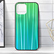 Avizar Coque Apple iPhone 12 Mini Bi-matière Holographique Brillant Fine Légère vert pas cher