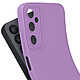 Avizar Coque pour Samsung Galaxy A15 Silicone Mat Protection Caméra Violet Clair pas cher